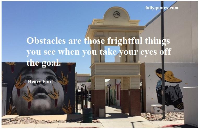 obstacles, frightful